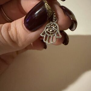 Pandora Silver Hamsa Hand Pendant